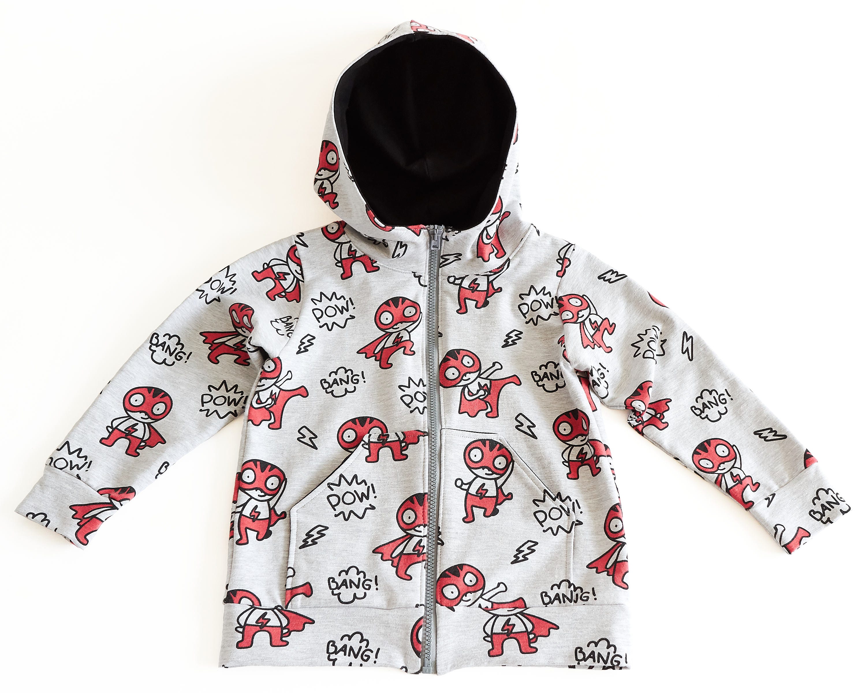 Hoodie sewing pattern PDF download, baby sewing patterns