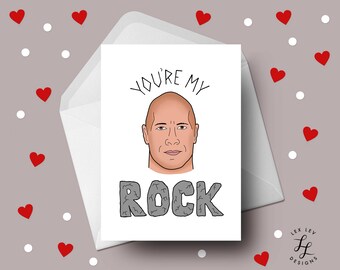Best Of 80 Valentines Card You Are My Rock