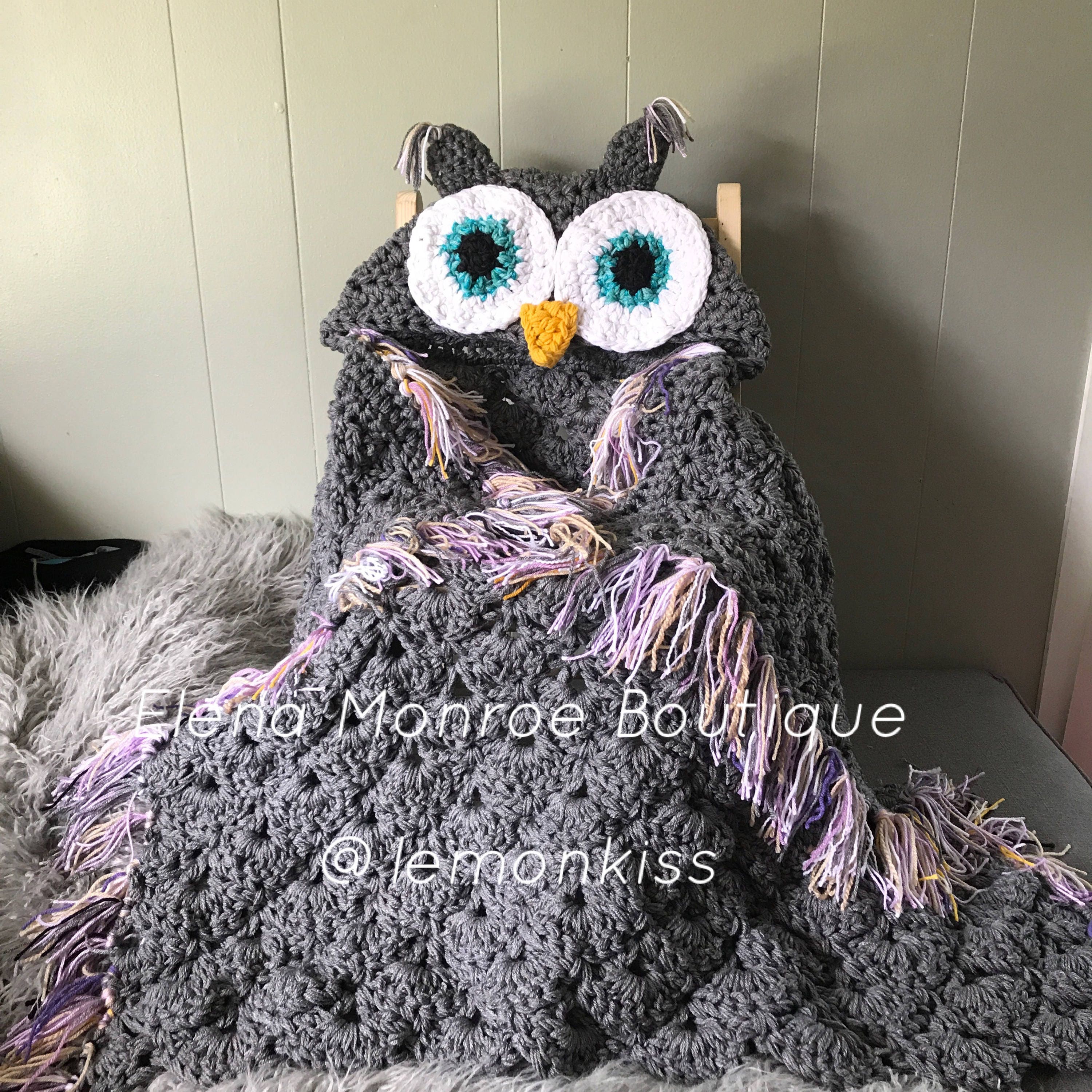 owl plush blanket