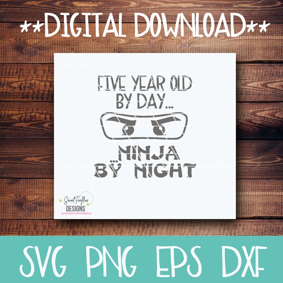 Download Ninja Birthday SVG PNG EPS & dxf Cricut Explore More.