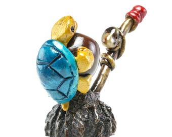 Turtle Smoking Pipe, Smoking Bowl, Hand Pipe, Collectible, Eco-friendly Handcrafted Unique Pipe - Made in the Andes Handmade Pipes