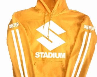 Justin Bieber Stadium Tour Purpose Tour Merch Hoodie Sweatshirt
