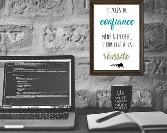 Calligraphy quote poster/print