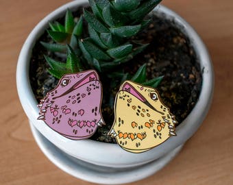 Bearded Dragon Enamel Pin