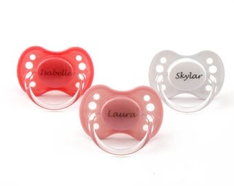 Your name custom ddlg pacifier! Custom text on our abdl adult pacifier/ ddlg dummy.