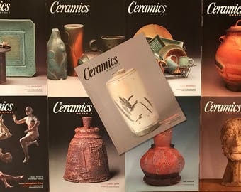 Ceramics Monthly Magazines - Full Year (9 Issues) from 2006