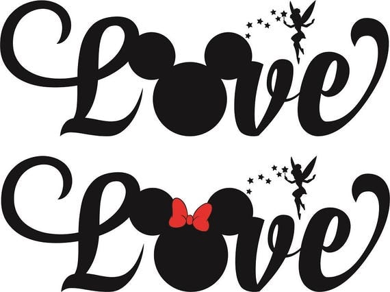 Download Love Mickey SVG Cutting file Cricut Laser engrave Cutting