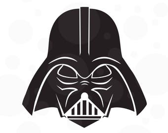 Darth Vader Svg, Starwars Svg, Darth Vader, Svg files, Silhouette Cameo, Cutting files