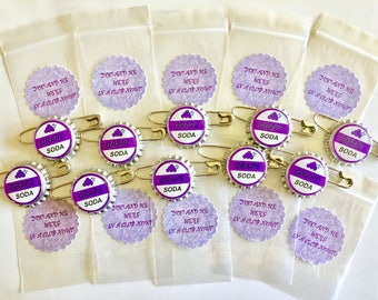Ellie Badge Grape Soda Pin Set of 75