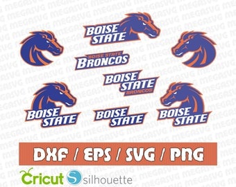 Boise State Broncos Svg Dxf Eps Png Cut File Pack
