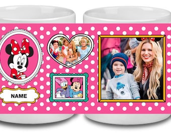 Minnie Mug, Minnie Name Mug, Disney Name Mug, Minnie Mouse Mug, Personalized Mug, Minnie Mouse Mug, Disney Fan Gift, Mickey Minnie Mug