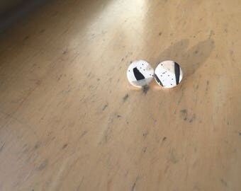 Polymer clay earring