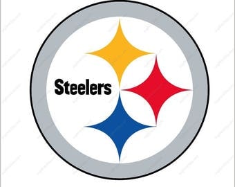 Pittsburgh Steelers svg Cutting File in Dxf Eps Png Ai for Studio for Cricut & Silhouette Digital File Pittsburgh Steelers logo