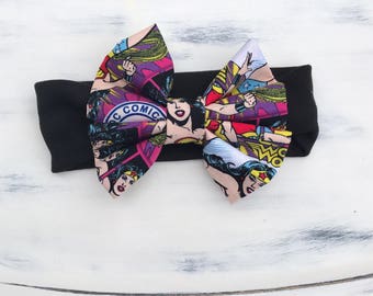 Wonder Woman headband / DC COMICS Wonder Woman bow / stretch headband
