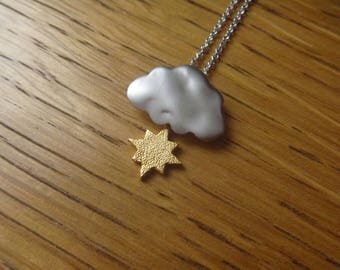 Golden Sun, cloud of autumn: necklace