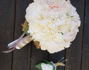 Garden Rose And Peony Bouquet garden rose bouquet | etsy Garden Rose And Peony Bouquet garden rose bouquet | etsy