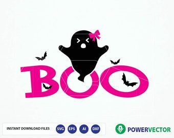 Halloween svg. Ghost svg. Boo svg. Boys halloween svg, png, eps, DXF, girls halloween svg Cut File, Cricut, Cameo Svg Files, Iron on Print