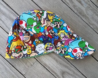 Custom welders welding cap hat cartoon reversible 6 panel skull bikers