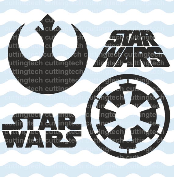 star wars SVG PNG Cut Files for use with Silhouette Studio