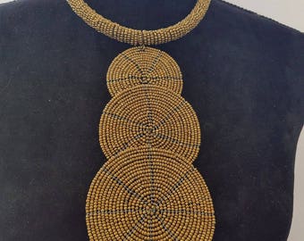 Wosois African Choker Necklace – Bold Boho Statement Jewelry - View #7