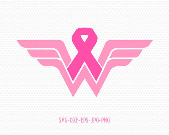 Download Wonder Woman Breast Cancer Awareness CriCut Files frame