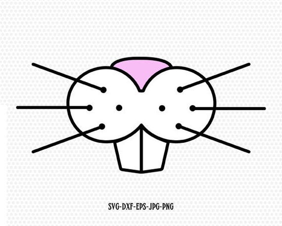 Download Easter Bunny face Svg, Easter Svg, Easter Bunny mouth ...