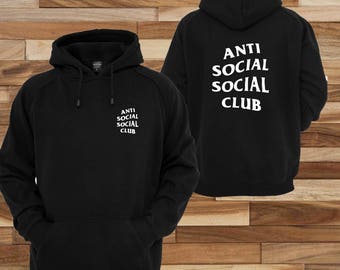 Anti Social Social Club Black hoodie pull over mastermind culture - Kanye West, I Feel Like Pablo, Gift Idea, Supreme Tee