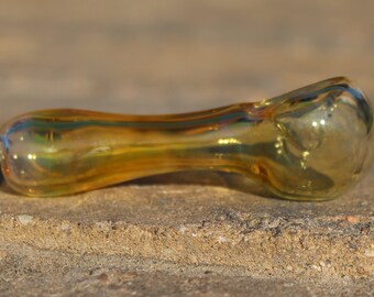 Silver Fumed, Color Changing Pipes, Tobacco Pipe, Glass Smoking Pipe, Simple Pipe