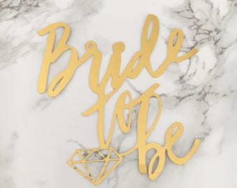 Bride To Be Cake Topper