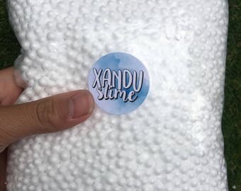 Polysyrene/Floam Beads for Crunchy Slime