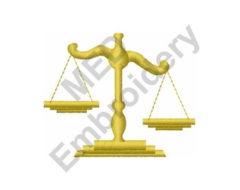 Balance Scale - Machine Embroidery Design
