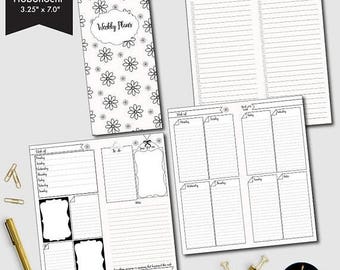 80% OFF Hobonichi Weekly printable, week on two pages, weekly planner, weekly calendar, weekly agenda printable, CMP-222.5