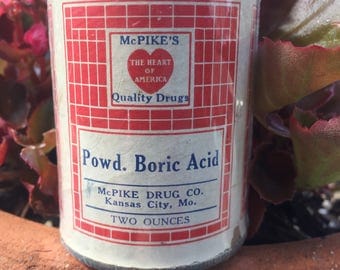 McPike's Quality Drugs Powd. Boric Acid