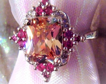 Champagne & Raspberry Vintage Elegance