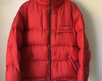 Vintage Ralph Lauren Polo Sport goose down jacket red large