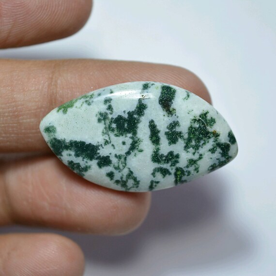 Tree moss agate Cabochon..fancy..