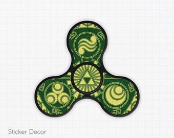 Galaxy, Cosmos, Fidget Spinner Sticker Decal, Fidget Toy, Hand Spinner, Stress Toy, Zelda