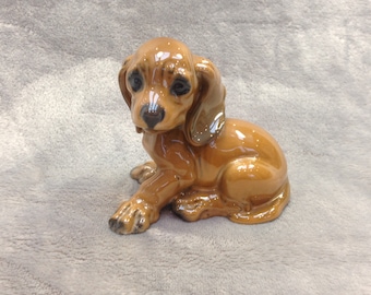 Vintage German Rosenthal porcelaine puppy dog figurine circa 1950