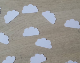set of 50 cloud table confetti