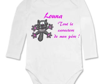 Bodysuit for the nature of my dad personalized with name