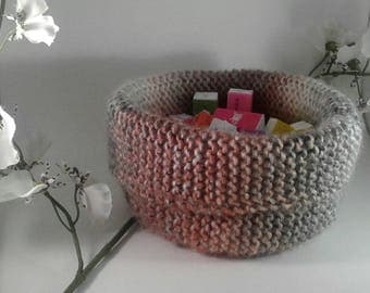 HAND MADE WOOL BASKET THINK WAS THE MOTHER'S DAY