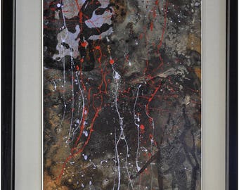 lacquered painting, pasted on board TB403