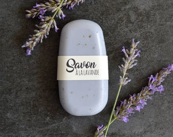 Lavender exfoliating Soap - Limited Edition - Flower Soap