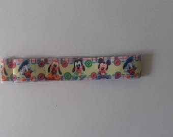 Ribbon grosgrain Mickey, donald, pluto baby