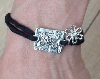 Silk black BRACELET