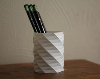 3D Printed Pencil Holder, Desk Organizer, Pen Holder, School Supplies Organizer, Office Supplies, Dorm Decor