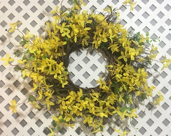 Yellow Spring Wreath