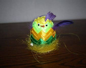 Satin Easter hen