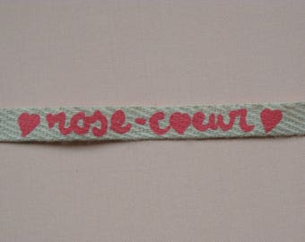 Pink heart Ribbon Picoti Picota