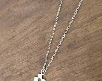 Stainless steel geometric necklace